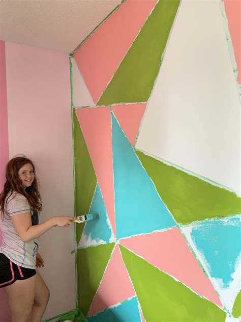 Paint a triangle mural (quarantine wall) — Kids in the Capital