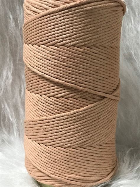 195-BRONZE 3mm Coloured Macrame String Macrame Cotton | Etsy