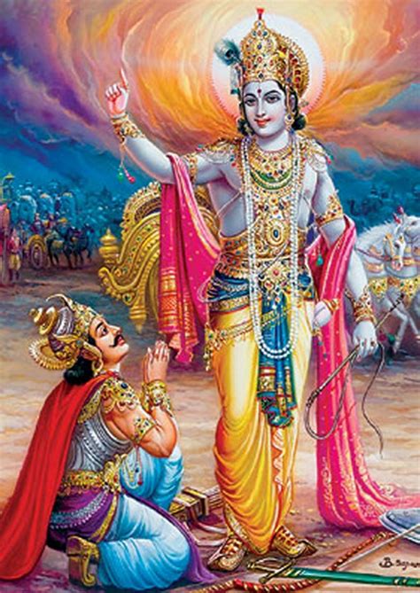 Bhagavad Gita Wallpapers - Sri Krishna With Arjuna