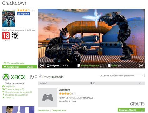 El primer Crackdown de Xbox 360 aparece gratis en la Xbox Store