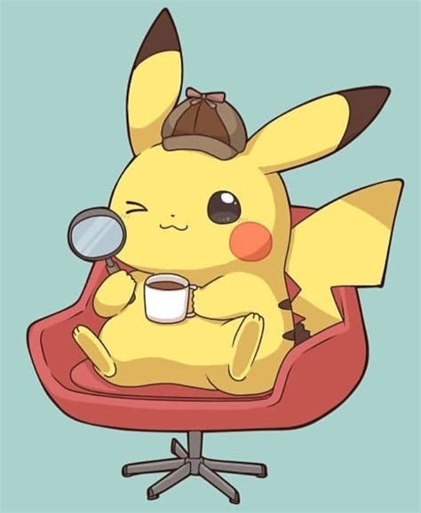 No photo description available. | Pikachu art, Cute pokemon wallpaper ...