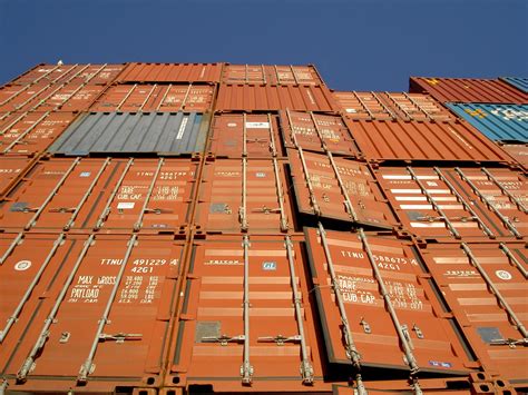 1366x768 wallpaper | Metal, Containers, Crates, Shipping, sky, outdoors | Peakpx