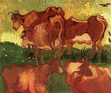 Cows, 1890 - Vincent van Gogh - WikiArt.org