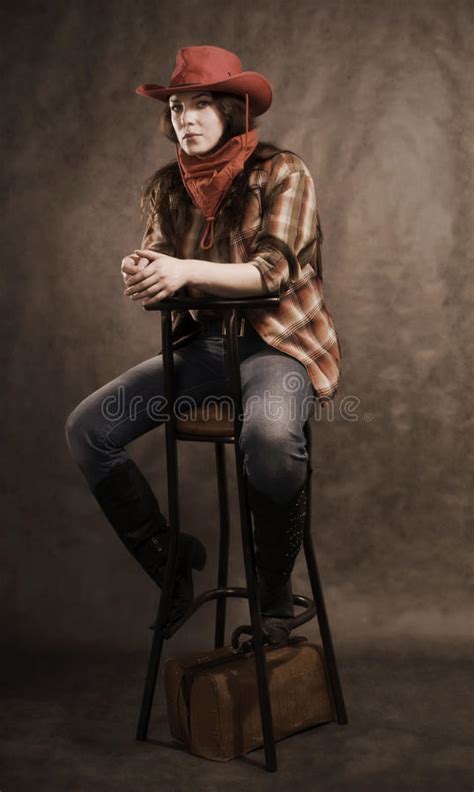 In a western movie style stock photo. Image of female - 12540362