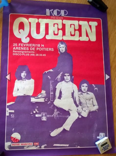 Tour posters from Queen tours in the 1970s [QueenConcerts]