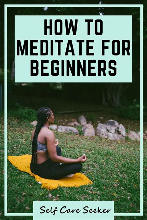 How to Meditate for Beginners - Self Care Seeker | Meditation benefits, Learn to meditate ...