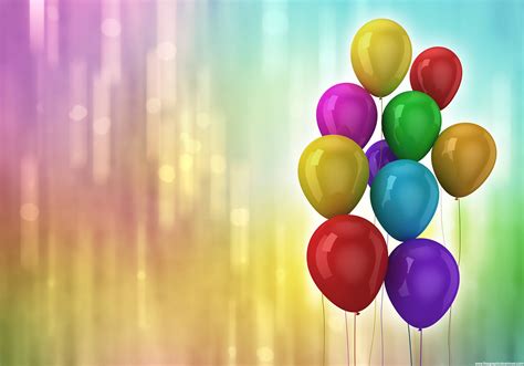 Colorful Balloons Wallpaper Hd