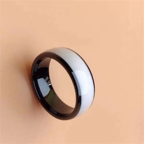 Hot Sale Custom NFC Ceramic Ring RFID Smart Payment Ring Wholesale