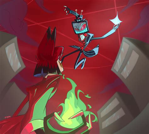 Alastor vs Vox fanart : r/HazbinHotel