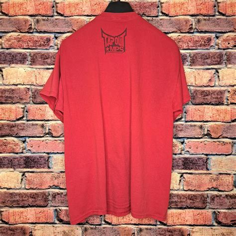 Vintage y2k Tapout MPS Red Mallgoth t-shirt Size... - Depop