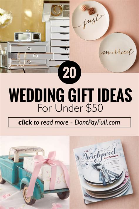 20 Wedding Gift Ideas for Under $50