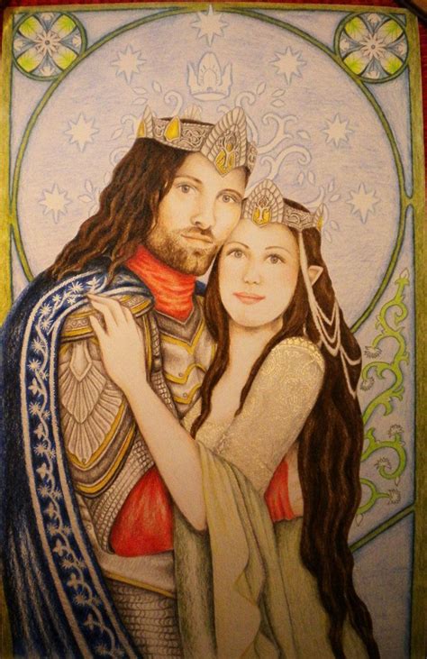 Aragorn Coronation | Tolkien Art | Aragorn, arwen, Hobbit art, Aragorn