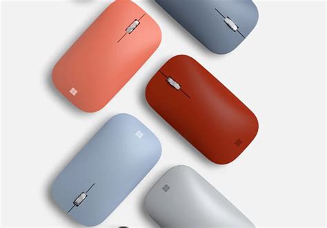 Microsoft Surface Mobile Mouse มีจำหน่ายแล้วในสี Ice Blue และ Poppy Red ...