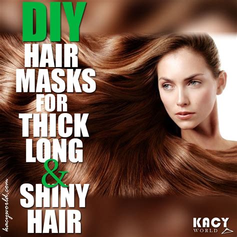 5 DIY Hair Masks For Hair Growth And Thickness | Hair mask, Long shiny hair, Thick shiny hair