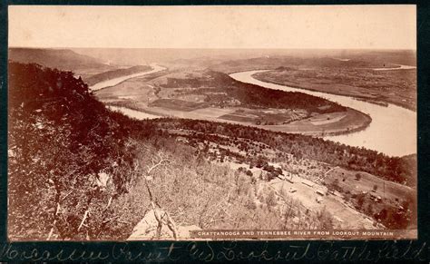 This photo shows Moccasin Point and Lookout Cattle Field. From the ...