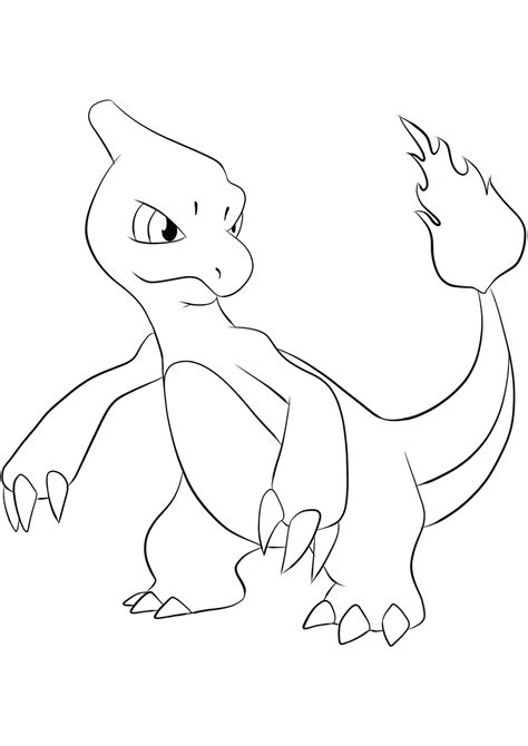 CharmeLeon Coloring Pages Printable