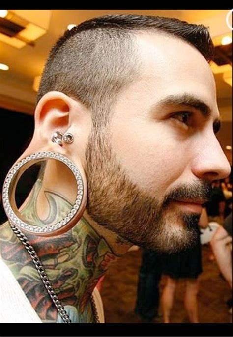 This crazy | Stretched ear lobes, Stretched lobes, Stretched ears