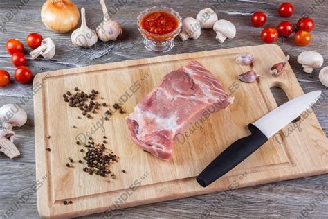 The meat cutting Board (805841) | Food and Drink | Design Bundles