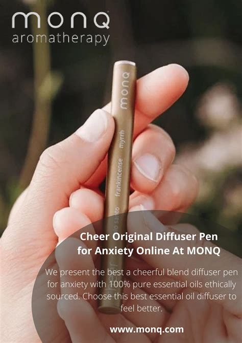 Cheer Original Diffuser Pen for Anxiety Online At MONQ by Enjoy Life ...