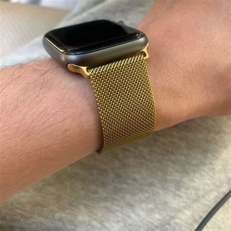 Milanese Loop Apple Watch Bands - Gold | SmartaWatches