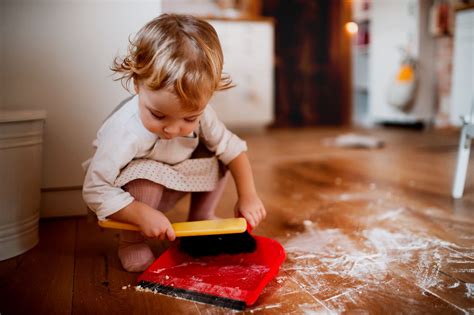 Children Cleaning