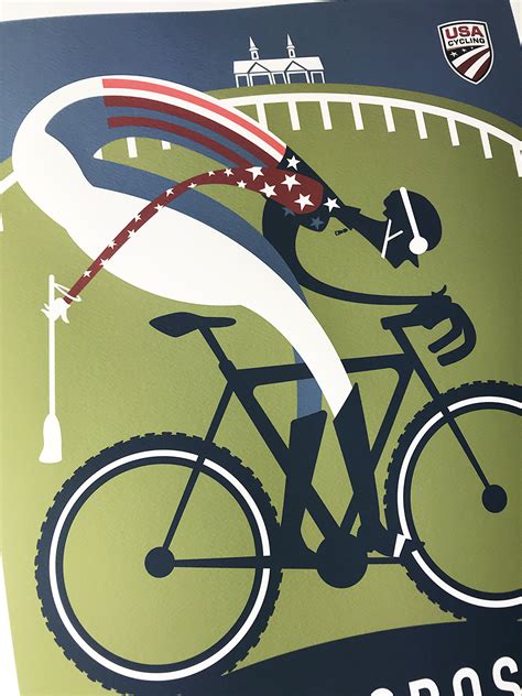 USAC Cyclocross Nationals | Cycling Art Print | Michael Valenti