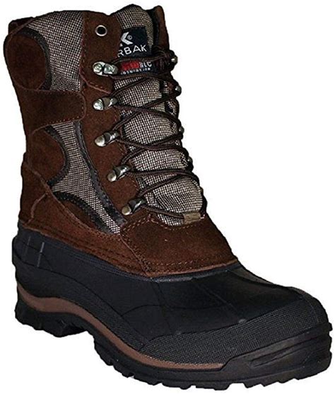 Eurbak Mens Extra Wide Waterproof Outdoor Winter Boot, Adult, Brown, 10 ...