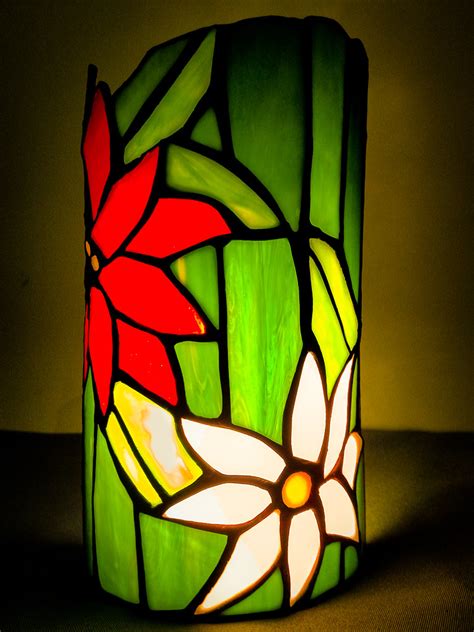 stained glass candle holder | we're here in the candlelight | Flickr