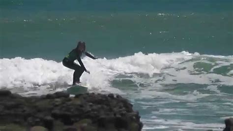 Piha Beach Spring Surfing - YouTube