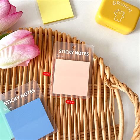 Colorful Memo Sticky Notes Transparan – SInar Mega Store