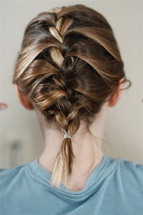 How To Do A French Braid On Short Hair | Poor Little It Girl