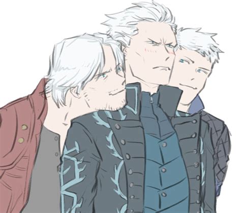 Vergil, Dante, Nero | Devil may cry, Dante devil may cry, Capcom art