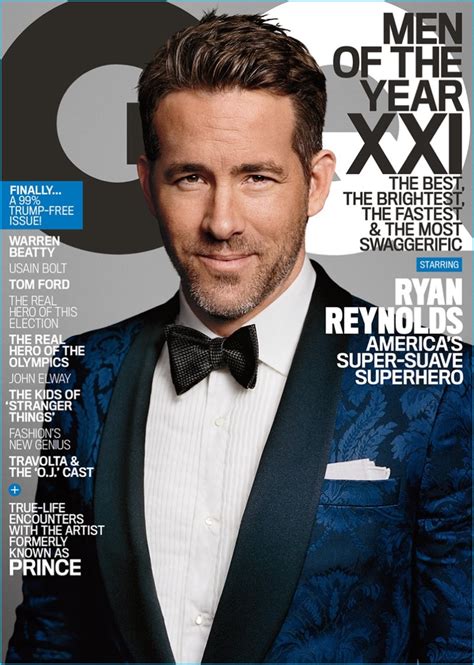 Ryan Reynolds Covers GQ's Men of the Year Issue, Talks Anxiety Post ...