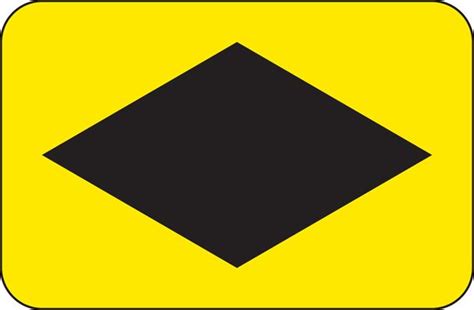 Symbols showing emergency diversion route for motorway and other main road traffic Directional ...