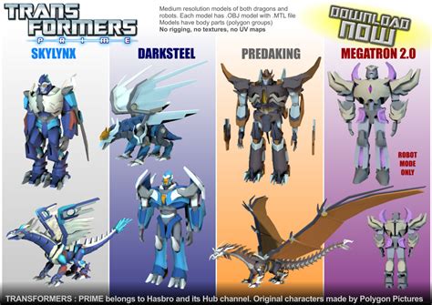 TFP Predacons robots dragons - DOWNLOAD by RazzieMbessai on DeviantArt