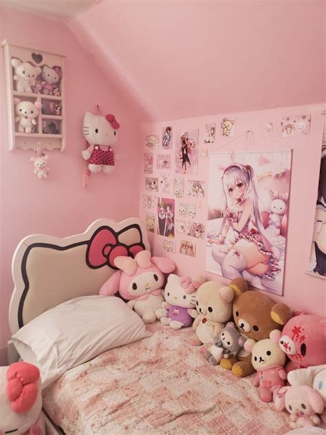 Cutecore room in 2023 | Kawaii room, Hello kitty bedroom, Pretty room