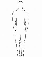 Person Outline Coloring Pages  Free Printable For Kids sketch template