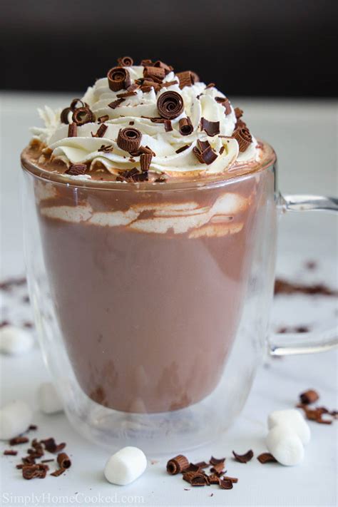 Hot Chocolate Recipe - Simply Home Cooked