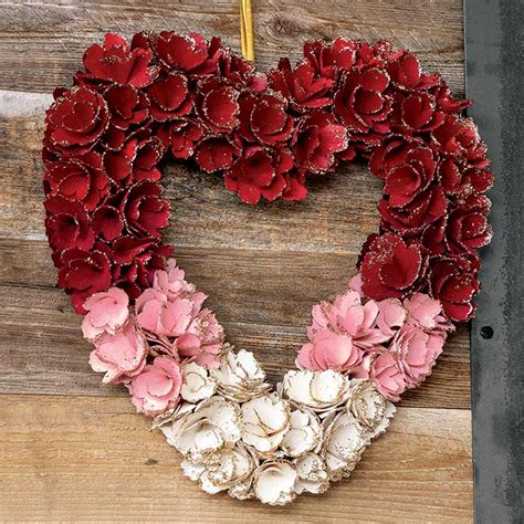 Tre Colore Heart Wreath, Home Decor: Olive & Cocoa, LLC