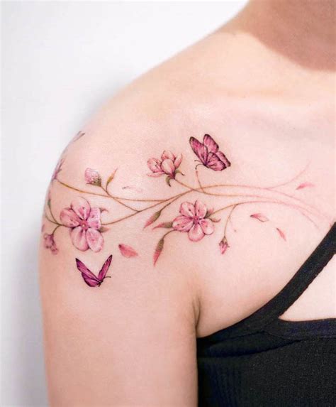 61 Beautiful Cherry Blossom Tattoos With Meaning