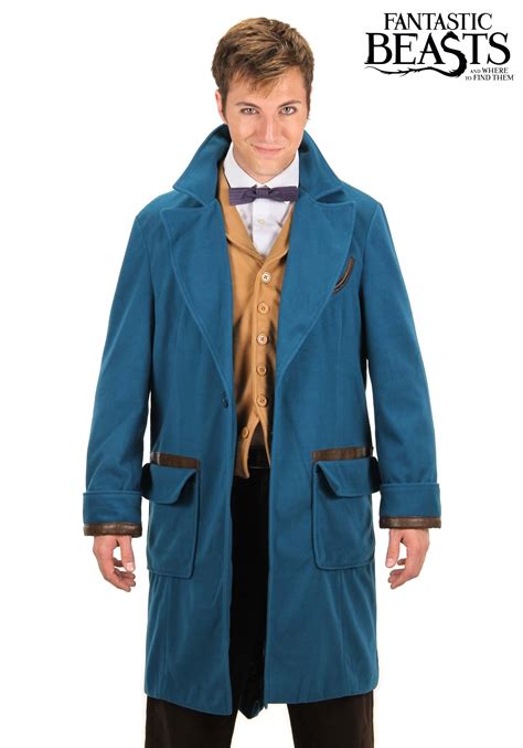 Newt Scamander Coat Costume Fantastic Beasts and Where to Find Them