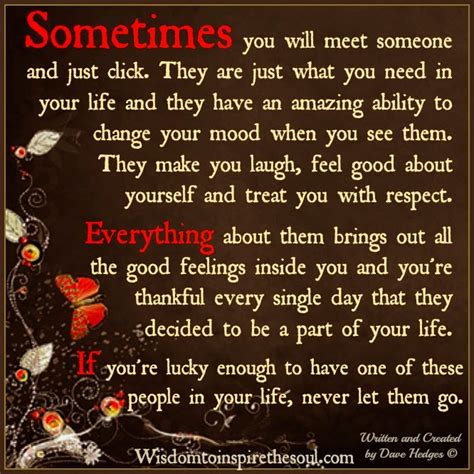 Daveswordsofwisdom.com: Meeting someone special.