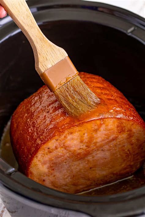 Slow Cooker Ham - The Country Cook