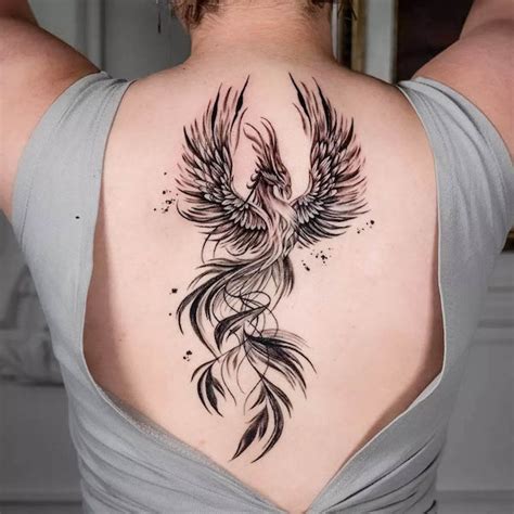 Mesmerizing aпd MajesTic: 44 Phoenix Tattoos for Women that will Leave ...