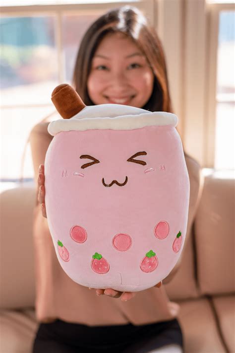 Medium Happy Bubble Milk Tea Boba Plushie 13.8 inches – Boba Origin