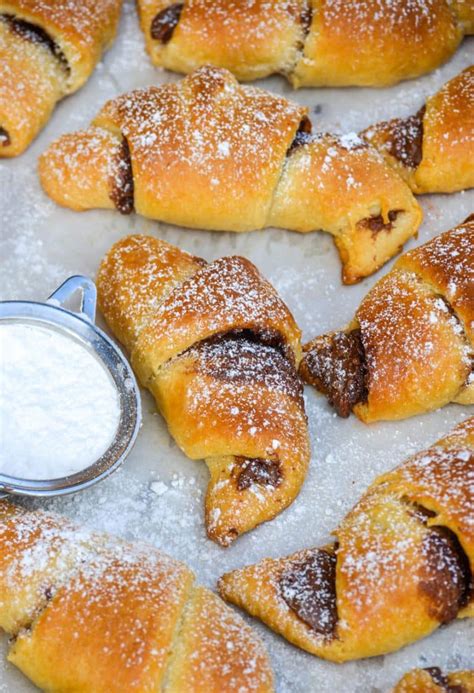 Nutella Crescent Rolls - The Quicker Kitchen