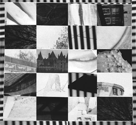 Patchworks en noir et blanc : albums photos de voyages