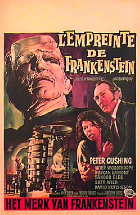 Bloody Pit of Rod: THE EVIL OF FRANKENSTEIN (1964) Poster Art