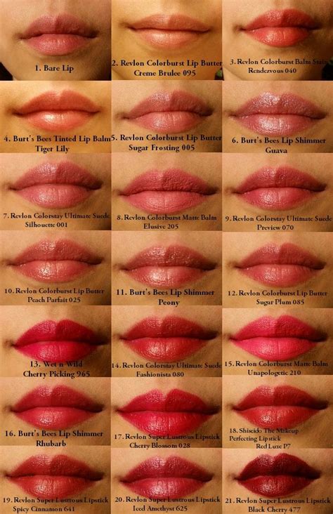 This lipstick swatch is created from my own collection so that I can have a quick color refe ...