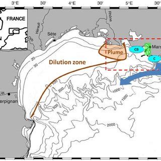 Map of the Gulf of Lion and the model domain. The RHOMA model domain... | Download Scientific ...